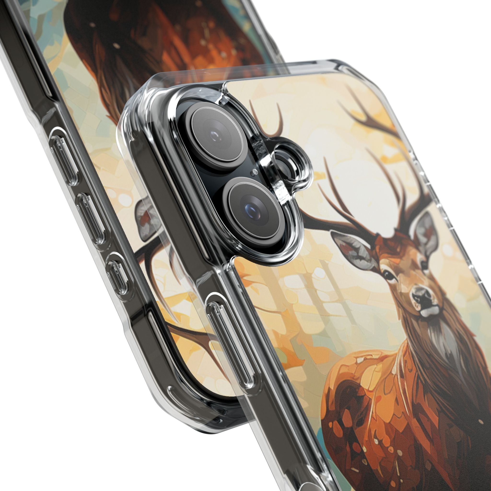 Glowing Stag iPhone 15 Case - Impact