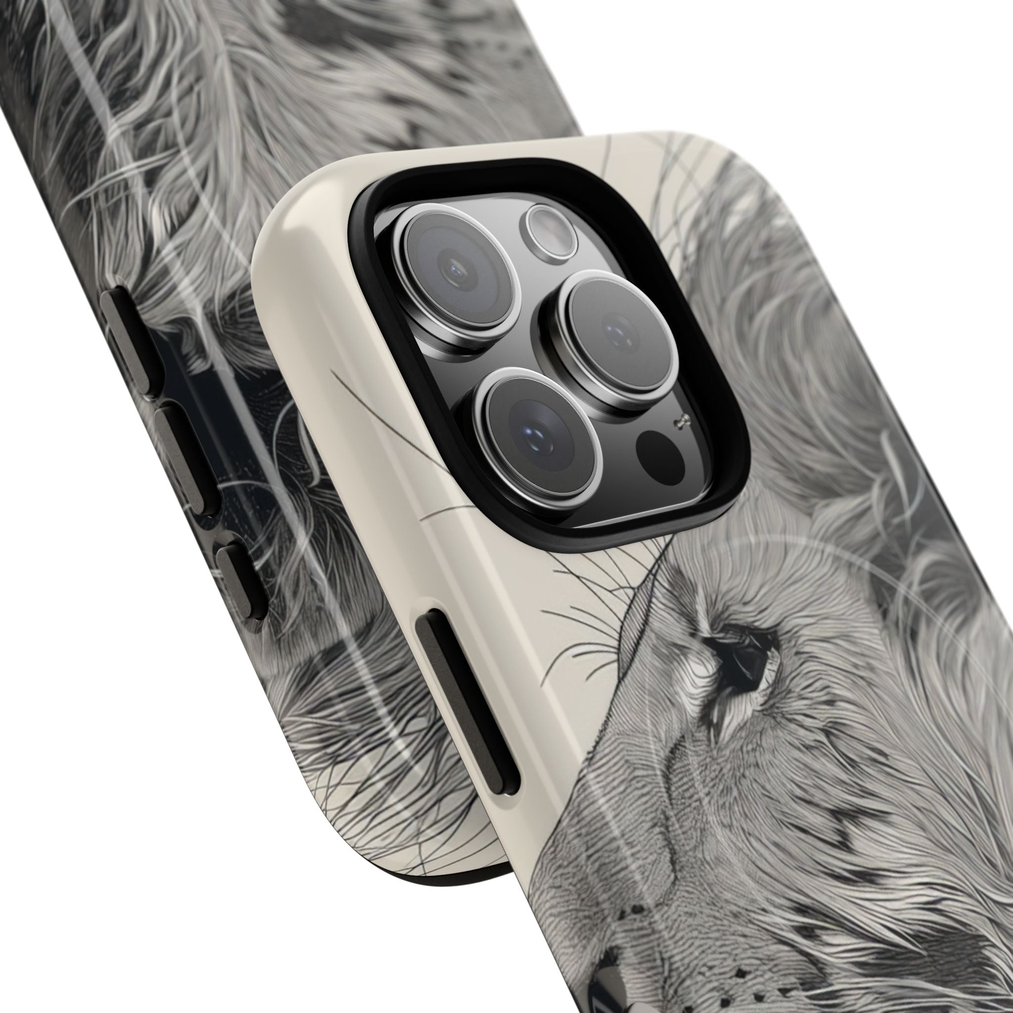 Majestic Lion Profile iPhone 16 - Tough+