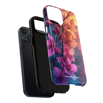 Pink Bloom Serenity - Tough + MagSafe® iPhone 14 Phone Case