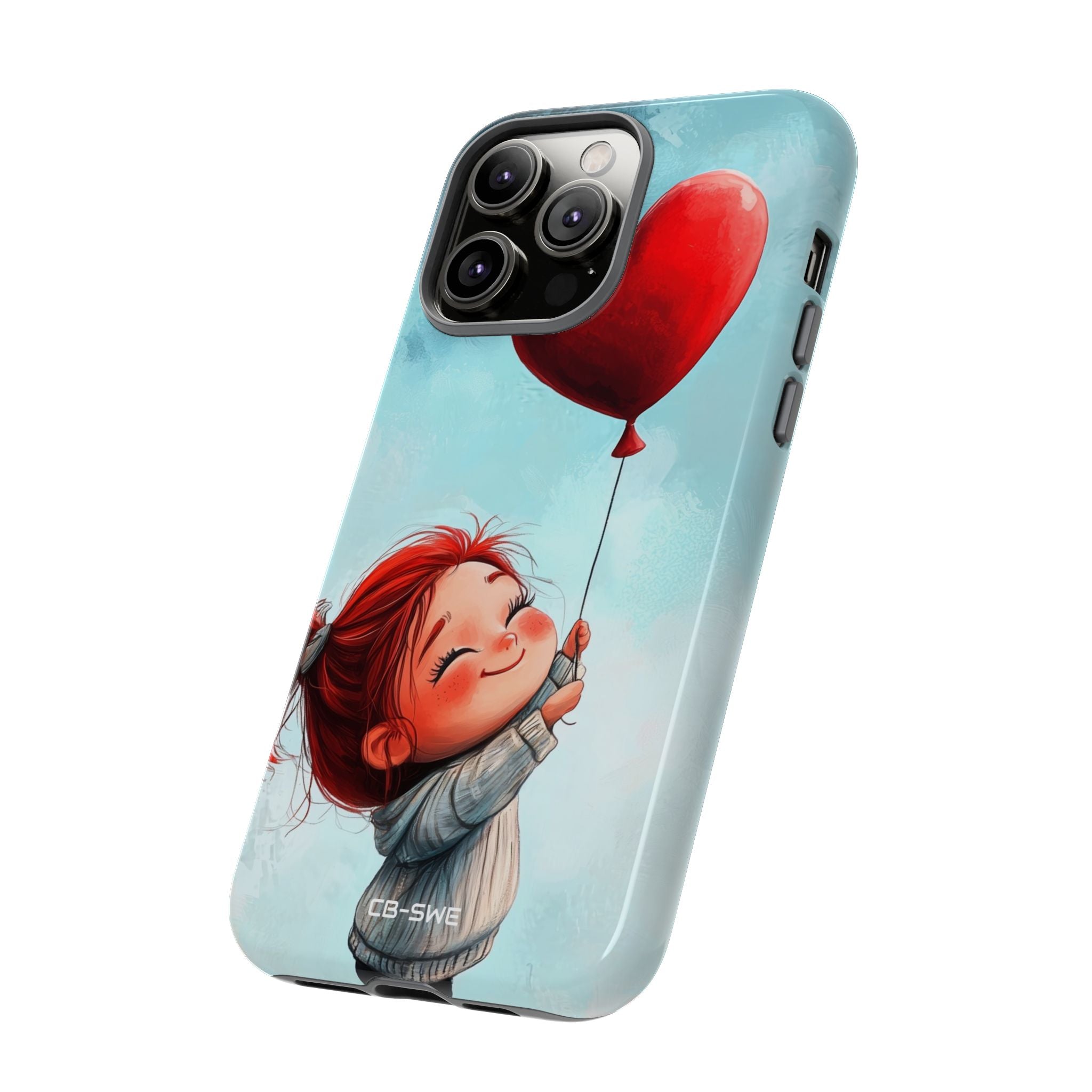 Joyful Girl Flies - iPhone Case
