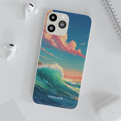 Turquoise Curl iPhone 13 Pro Max - Soft