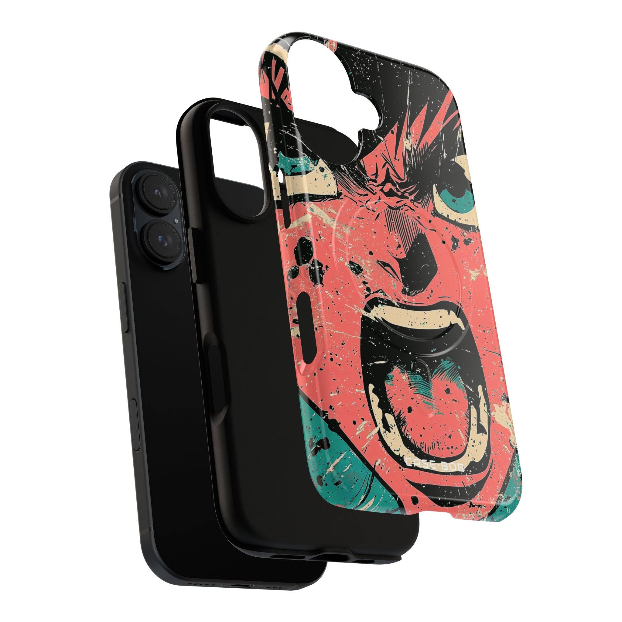 Screaming Face Pink iPhone 16 Case - Tough+