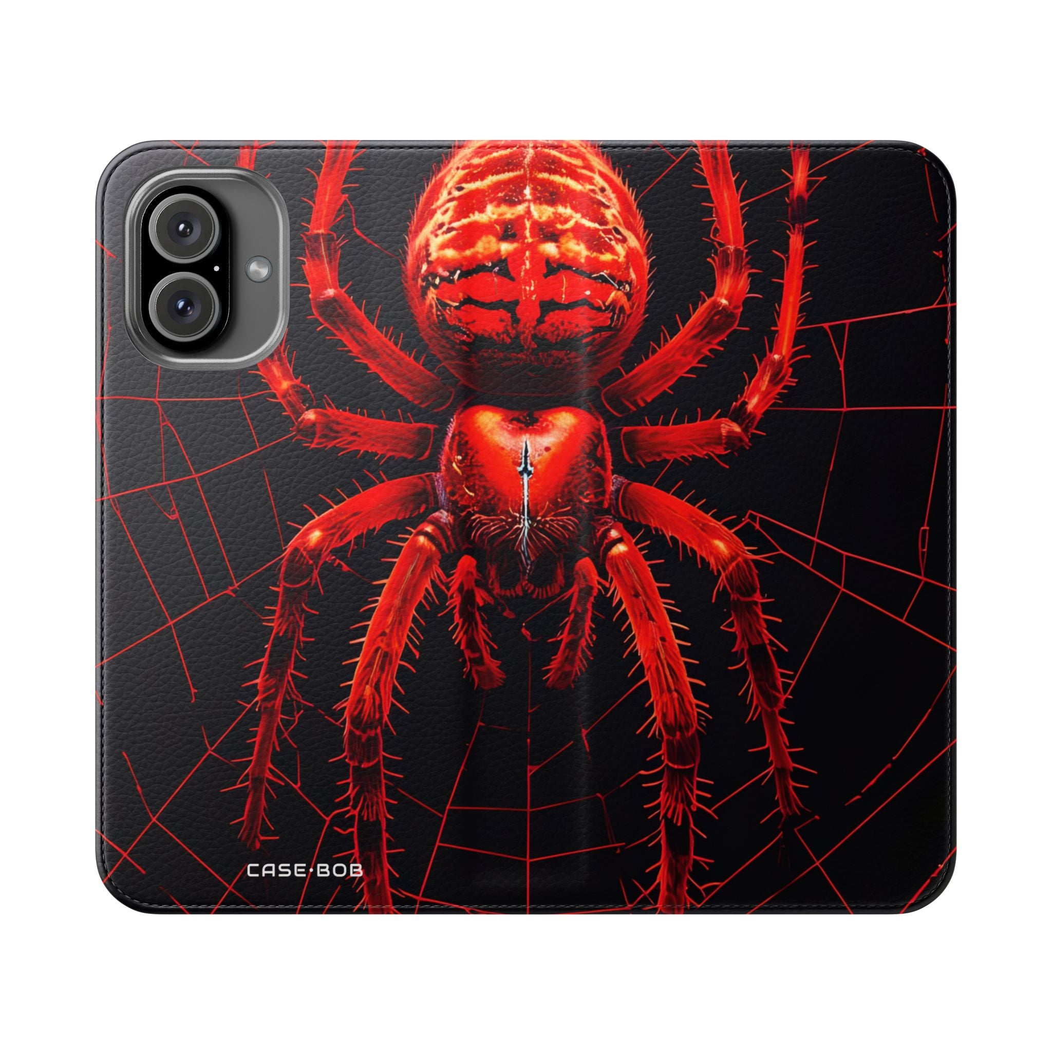 Crimson Spinrag - iPhone 16 Plus Case - Portemonnee