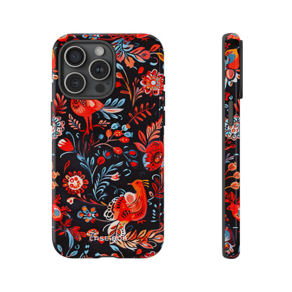 Vivid Birdscape iPhone 15 Pro Max Case - Tough