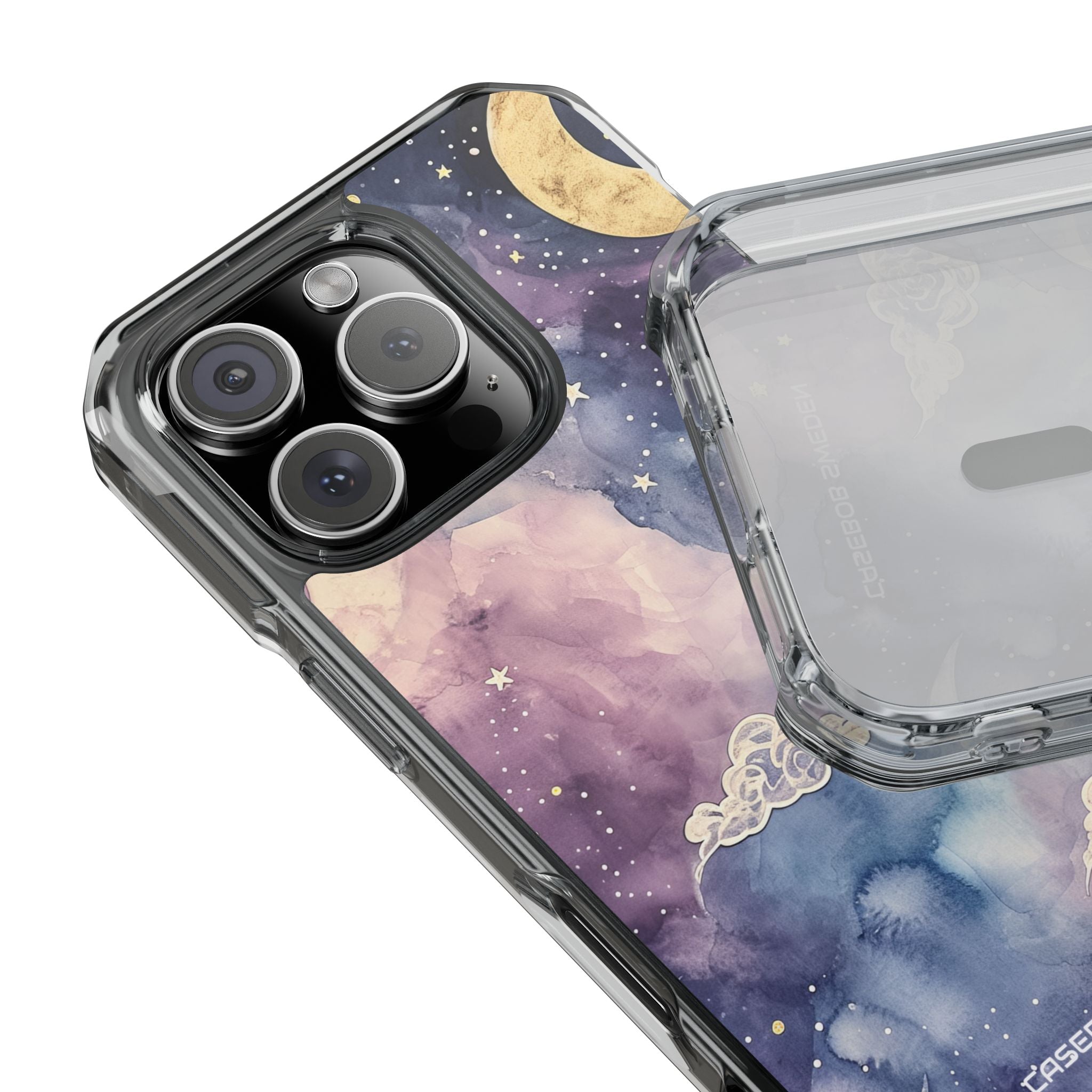 Dreamy Celestial Night - Clear Impact iPhone 16 Phone Case