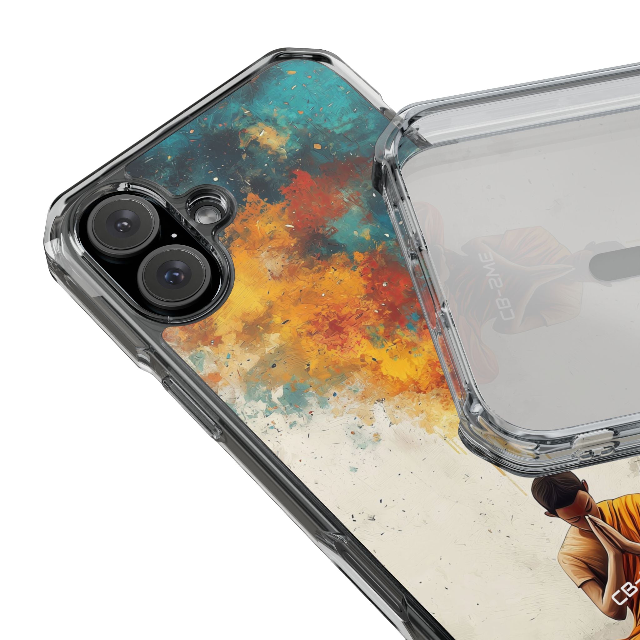 Monk Embracing Enlightenment iPhone Case - Impact