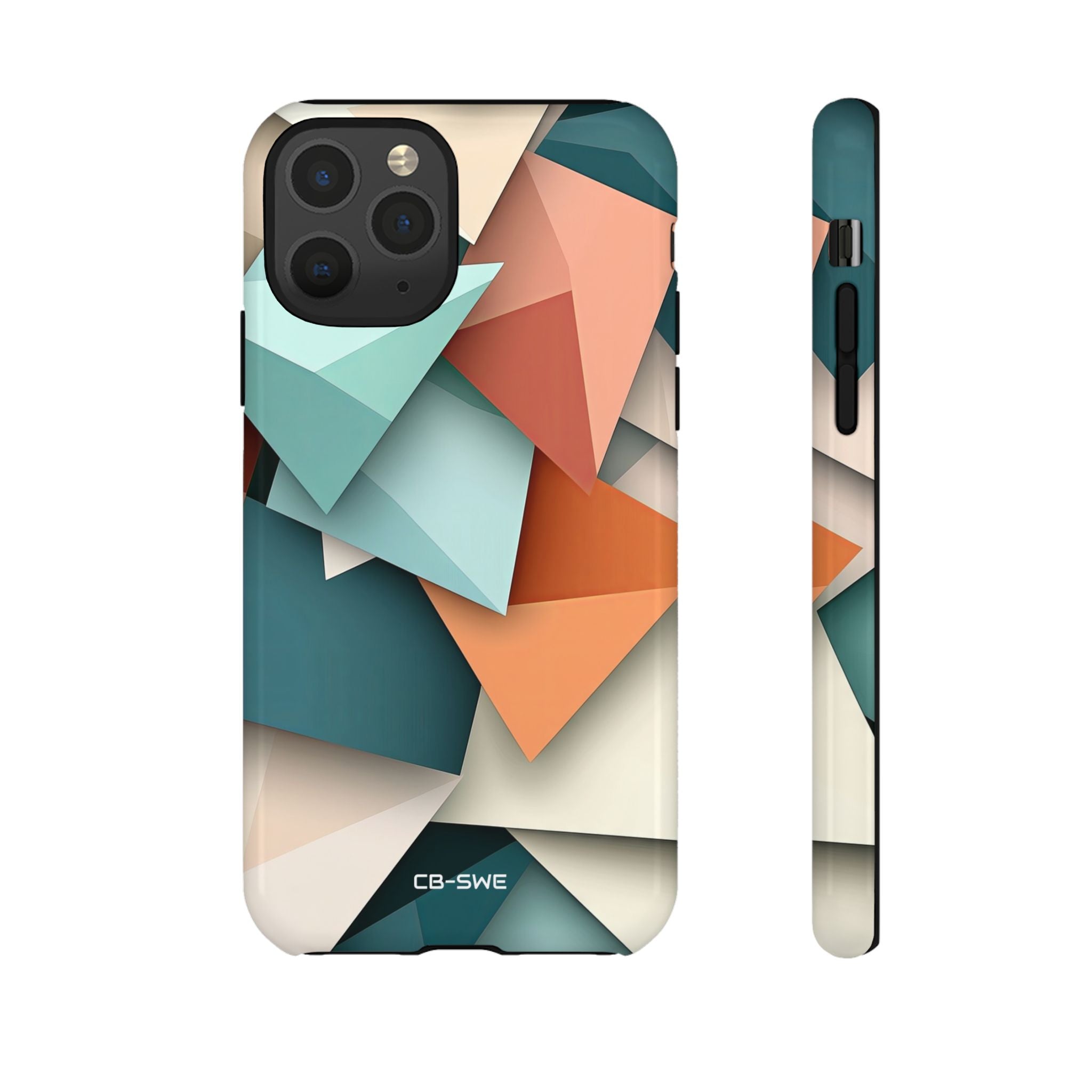 Geometric Color Harmony - iPhone Case