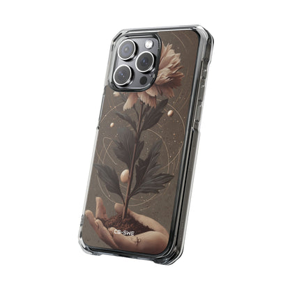 Celestial Flower Embrace iPhone Case - Impact