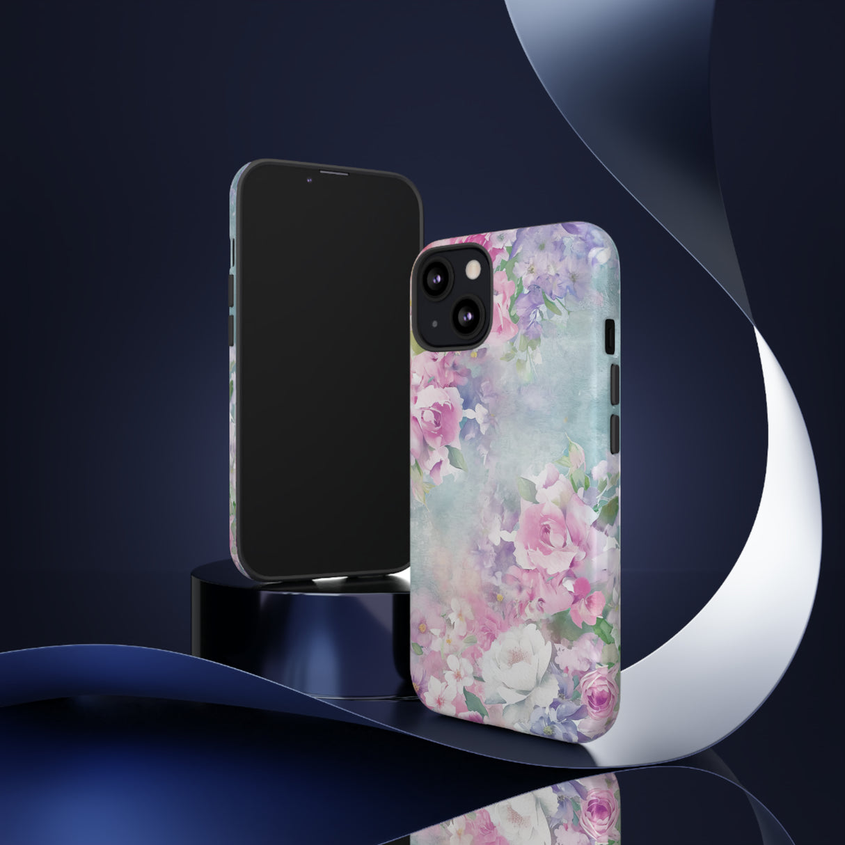 Floral Pastel Whisper - Protective Phone Case