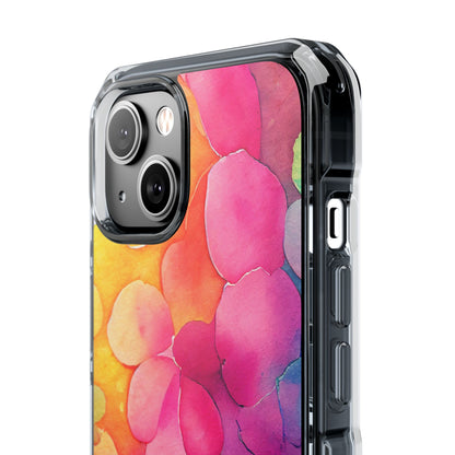 Vibrant Petal Fusion iPhone Case - Impact