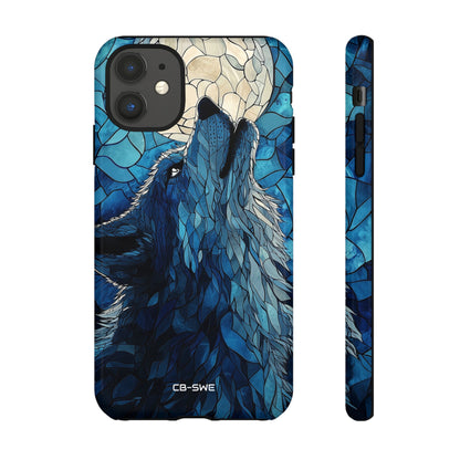 Wolf Howls Moonlight - iPhone Case