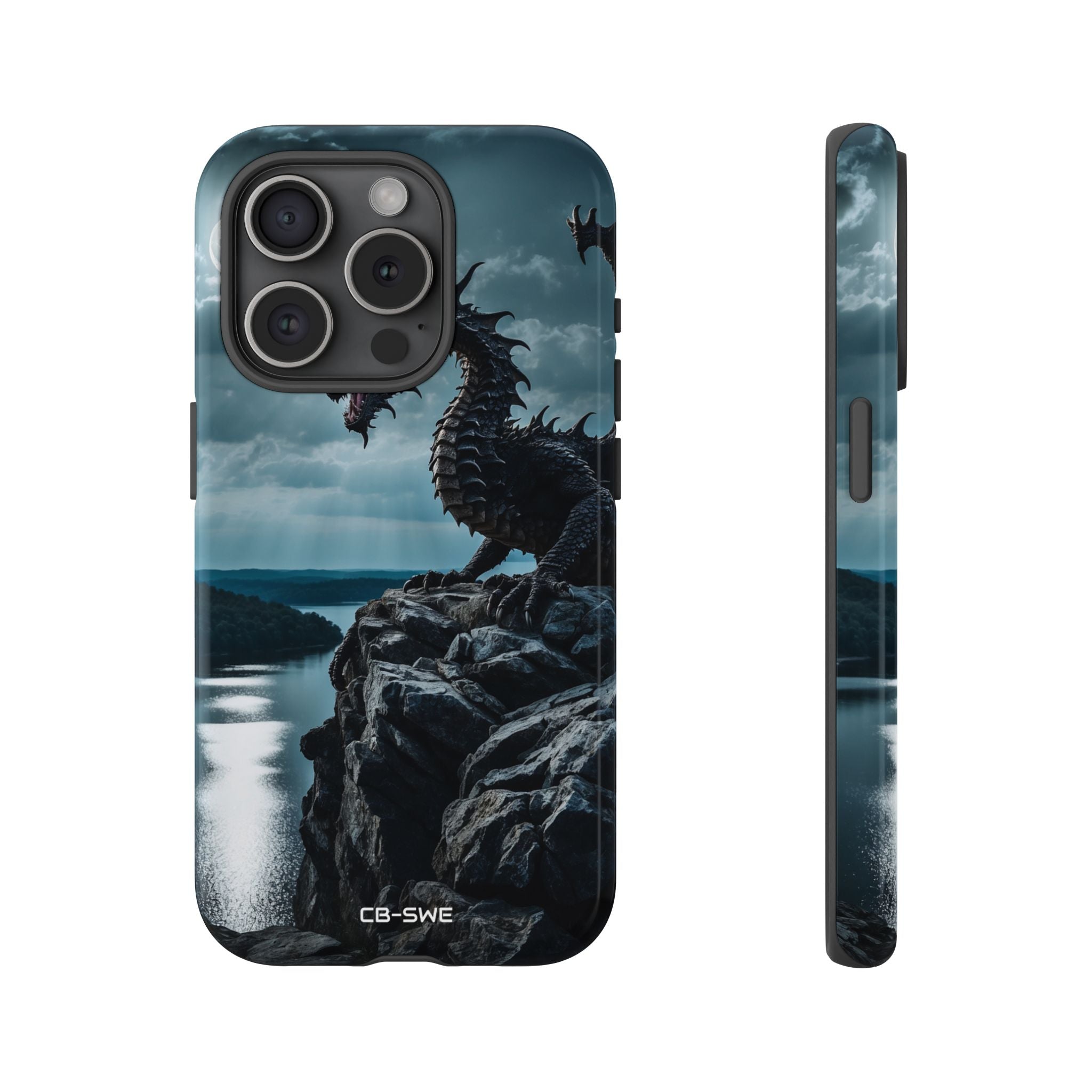 Dragon Soars Moonlight - iPhone Case