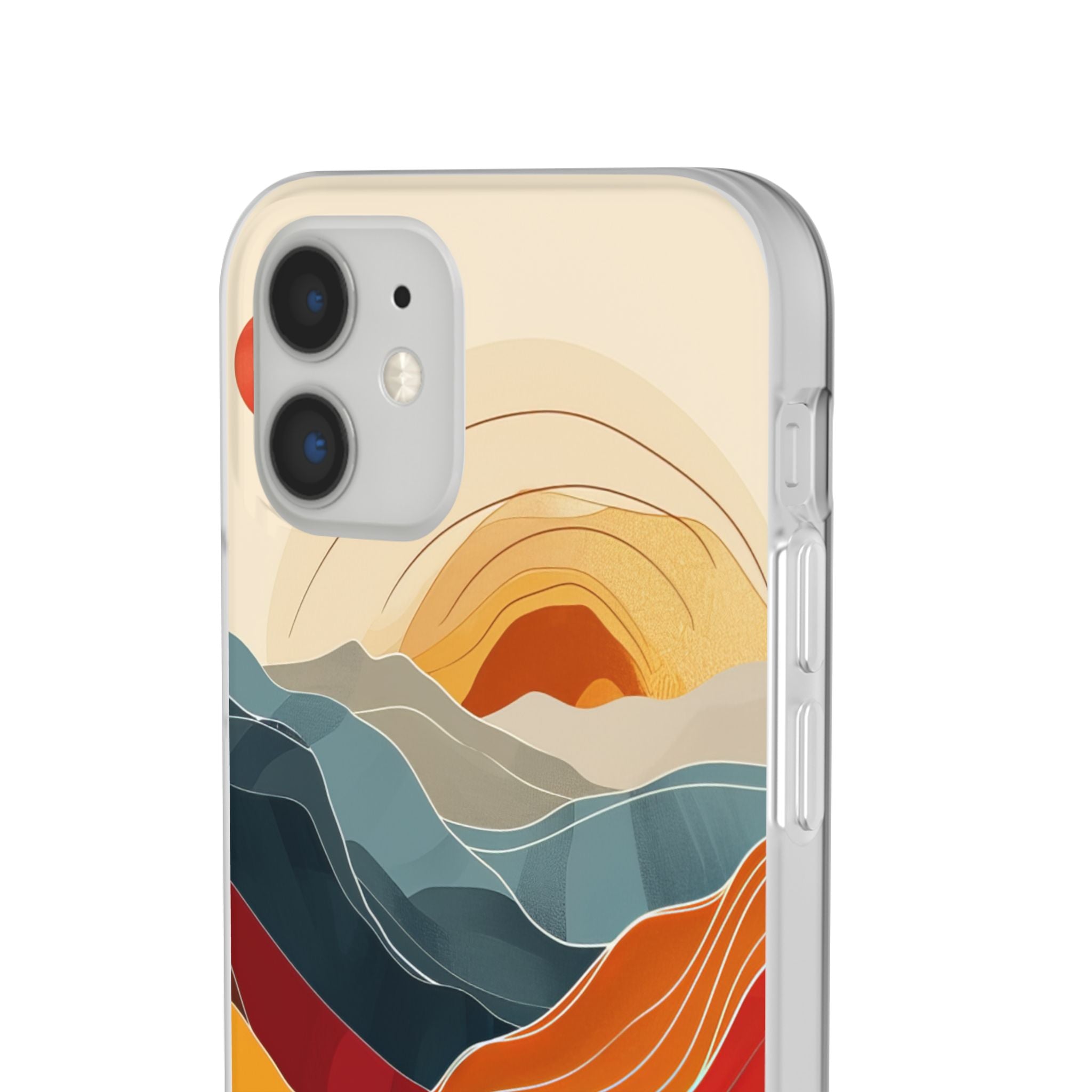 Sunset Waves | Flexible Phone Case for iPhone