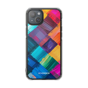 Pantone Spectrum Pattern | Phone Case for iPhone (Clear Impact Case - Magnetic)