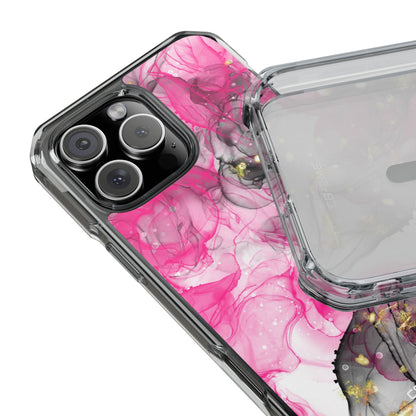 Vibrant Pink Swirls iPhone Case - Impact