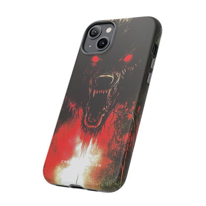 Bloodmoon Wolf's Lament iPhone 14 - Tough Phone Case