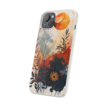 Orange Solstice iPhone 15 Plus Case - Soft