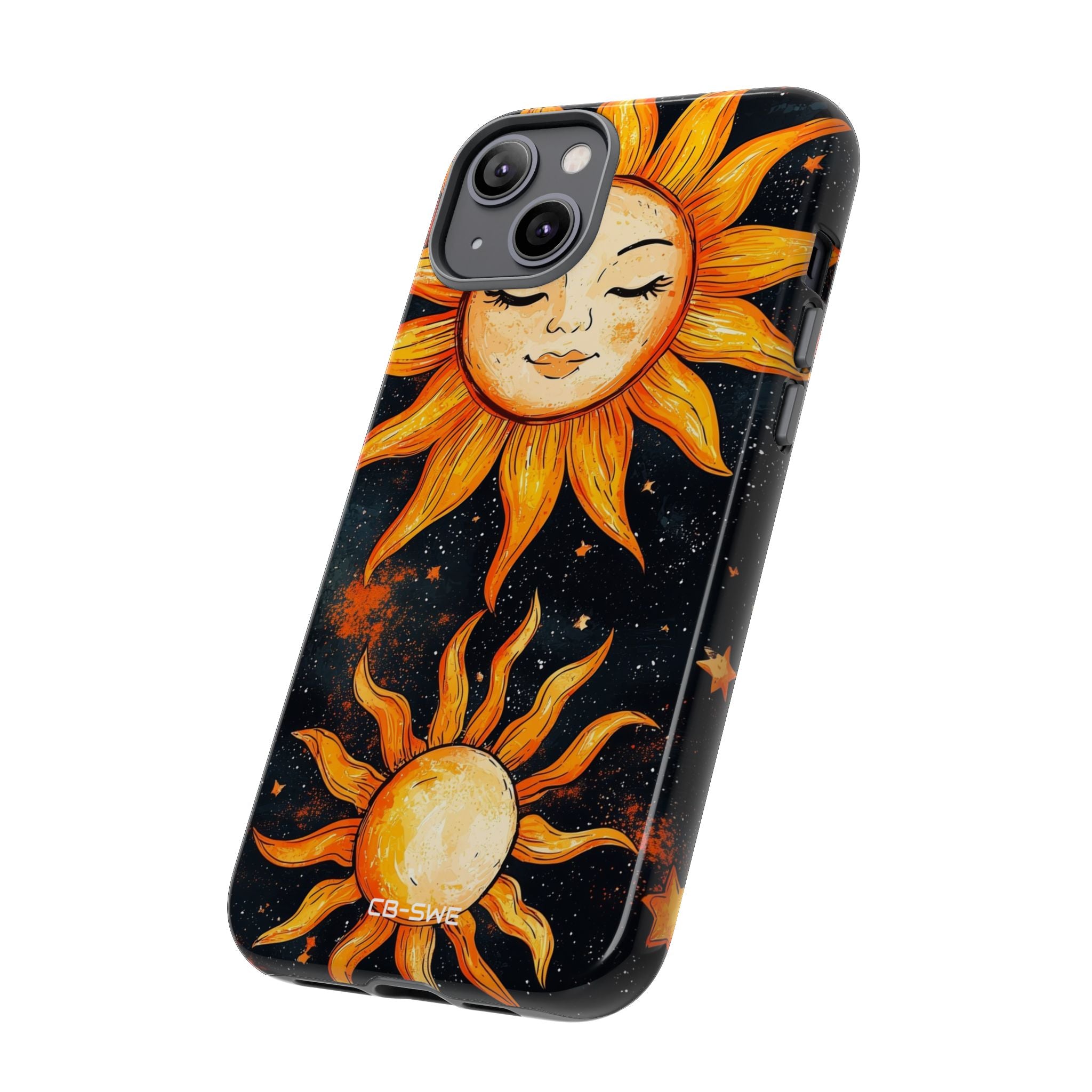 Celestial Suns Dance - iPhone Case