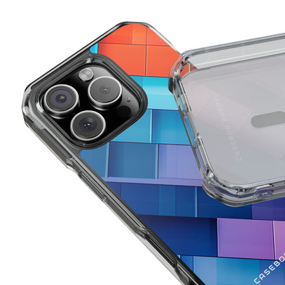 Vibrant GeoFlow iPhone 16 - Clear Impact Phone Case