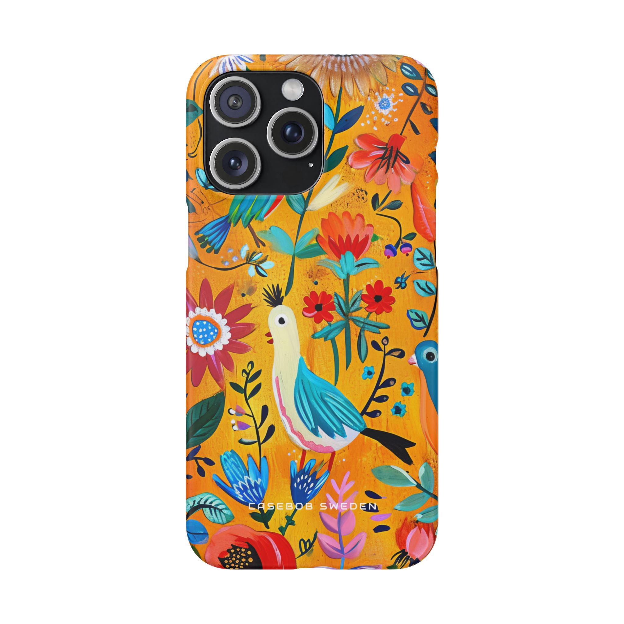 Whimsical Vintage Nature Harmony iPhone 15 - Slim Phone Case