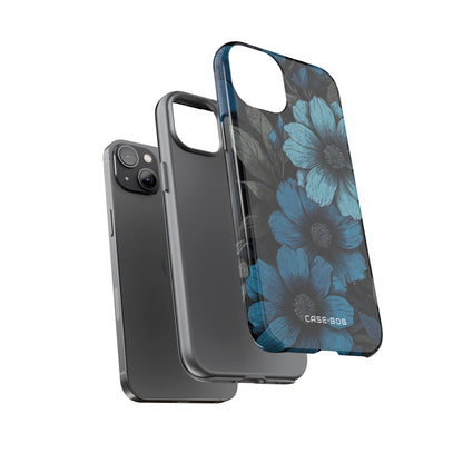 Blue Petal Radiance iPhone 14 Plus Case - Tough