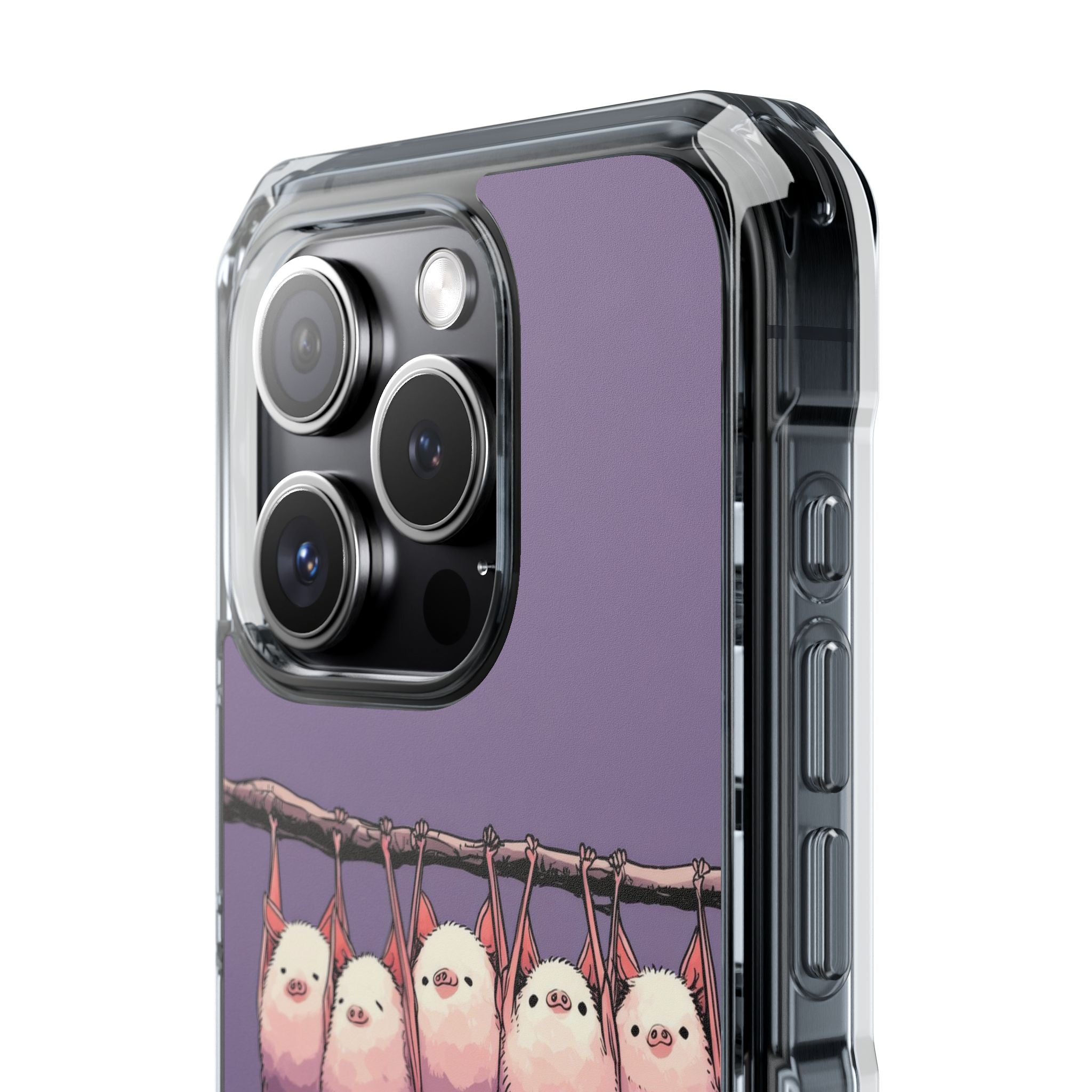 Bats Hang Playfully iPhone Case - Impact