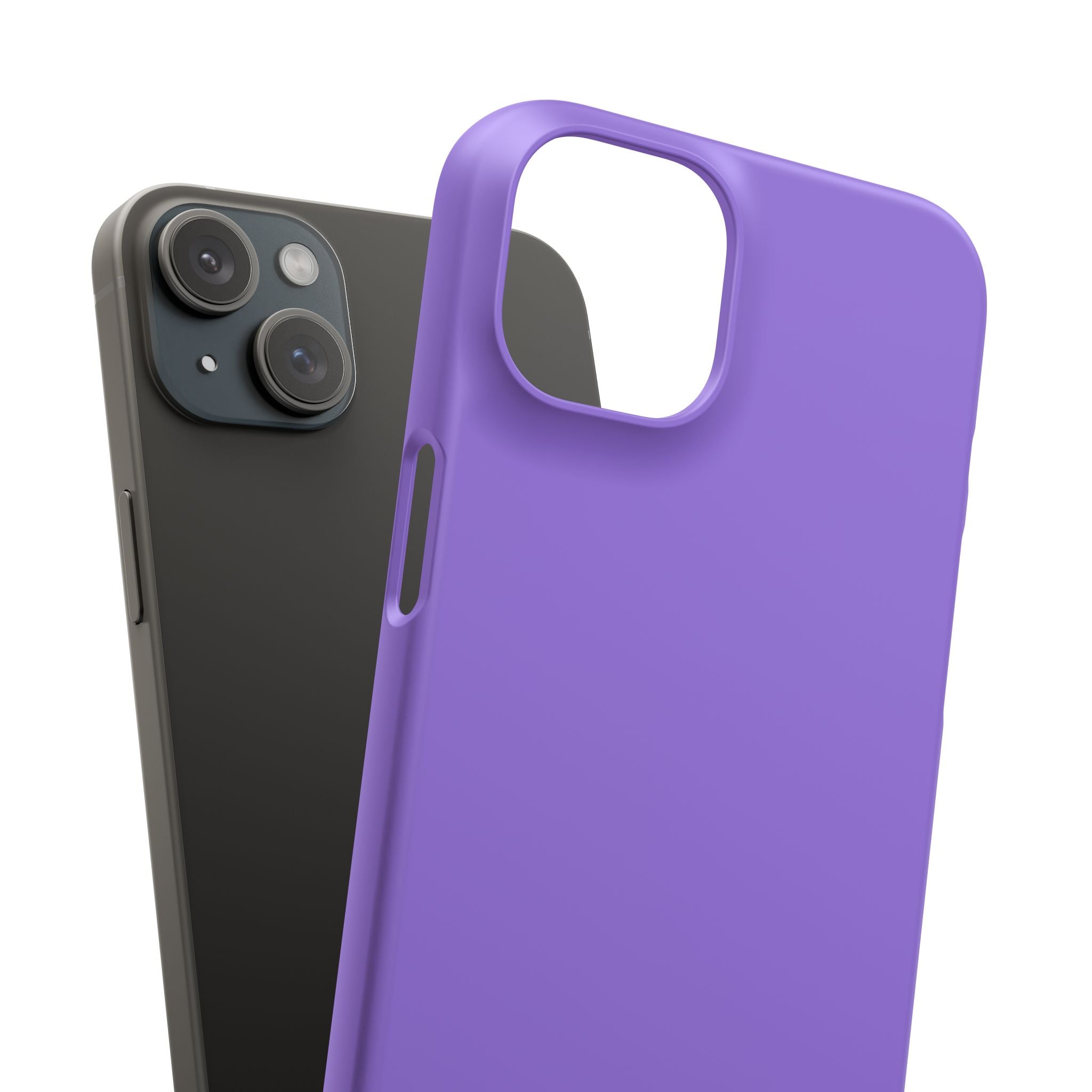 Medium Purple iPhone 15 - Slim Phone Case