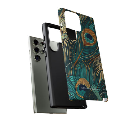 Art Nouveau Peacock Elegance Samsung S23 - Tough Phone Case