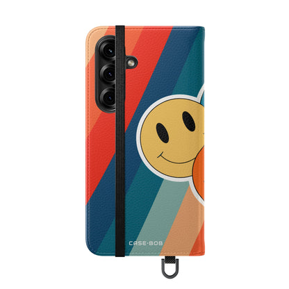 Hymyilevä Trio Radiance - Samsung S25 Case - Lompakkokotelo