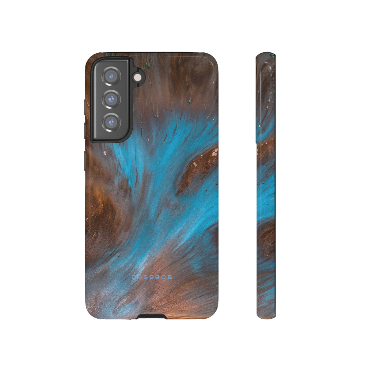 Blue Lagoon Ink Art - Protective Phone Case