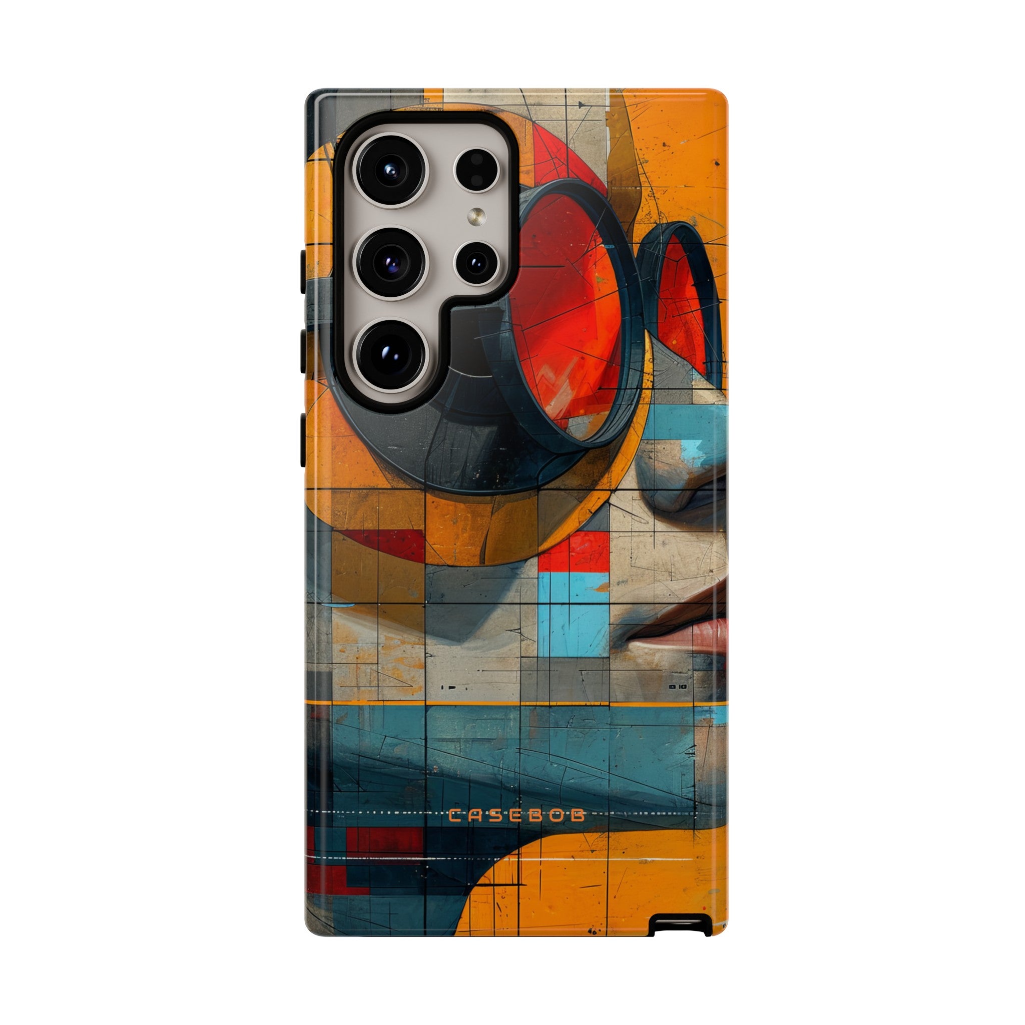 Cartoon Geometry Fusion - Protective Phone Case