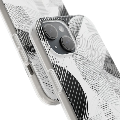 Monochrome Dynamics | Flexible Phone Case for iPhone