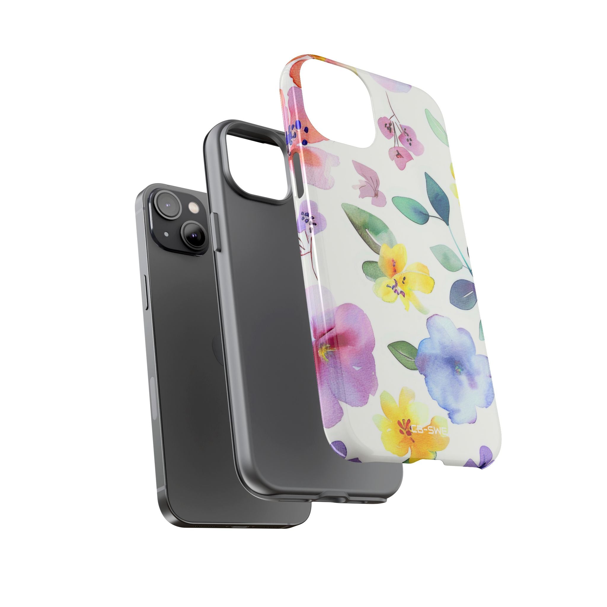 Whimsical Watercolor Florals - iPhone Case