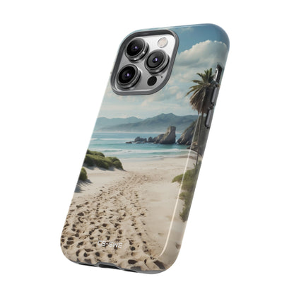 Footprints Trace Sand - iPhone Case