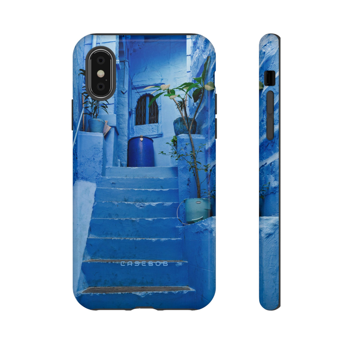 Blue City Morocco - Protective Phone Case