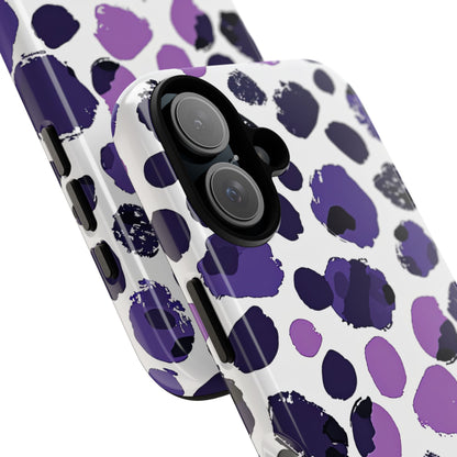 Purple Inkblots iPhone 16 - Tough Phone Case