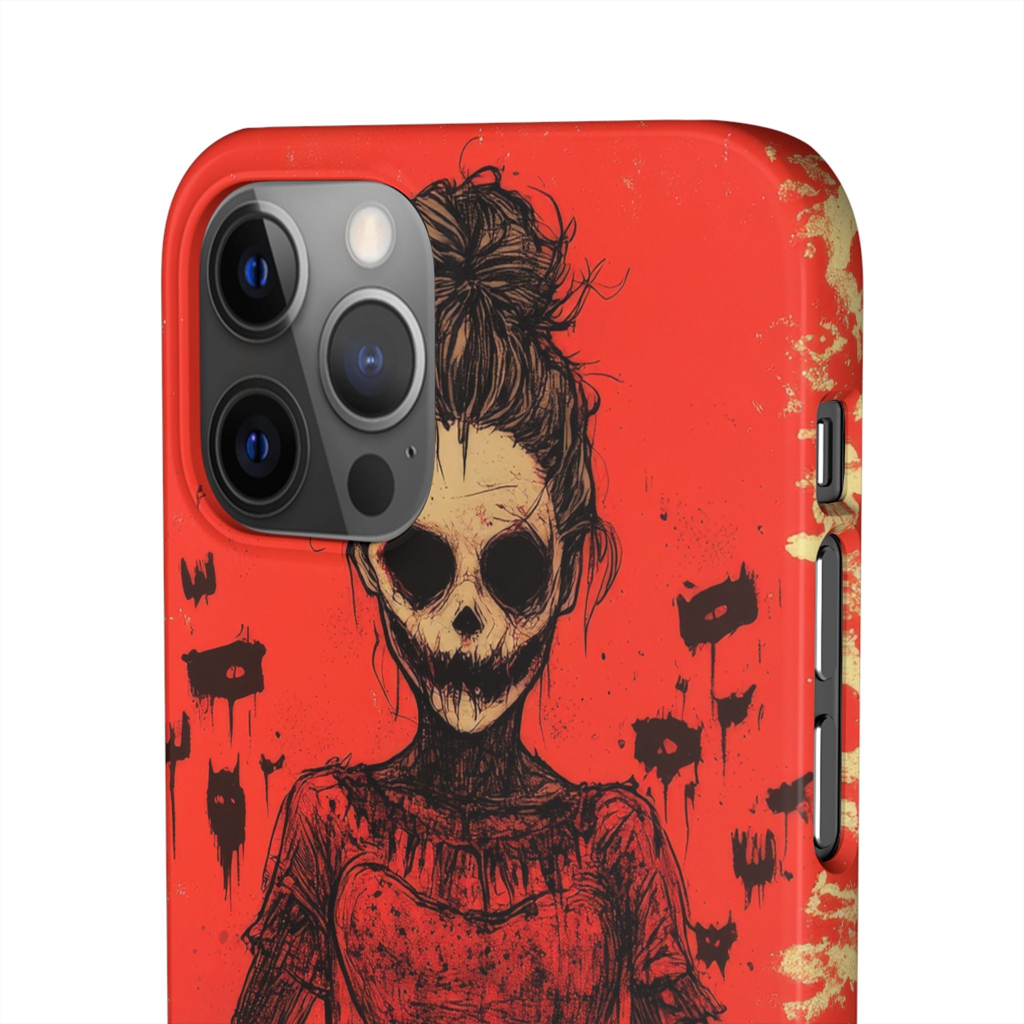 Haunting Scarlet Descent iPhone 12 - Slim Phone Case