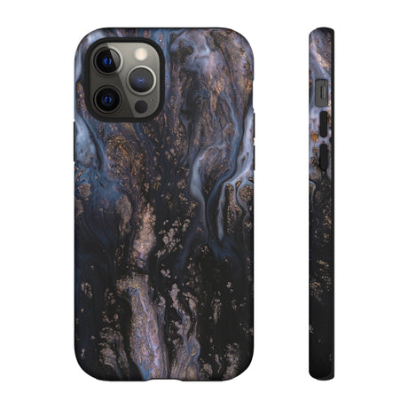 Blue River Ink Art iPhone Case (Protective) iPhone 12 Pro Matte Phone Case