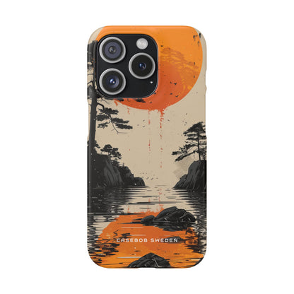 Zen Serenity Sunscape iPhone 15 - Slim Phone Case