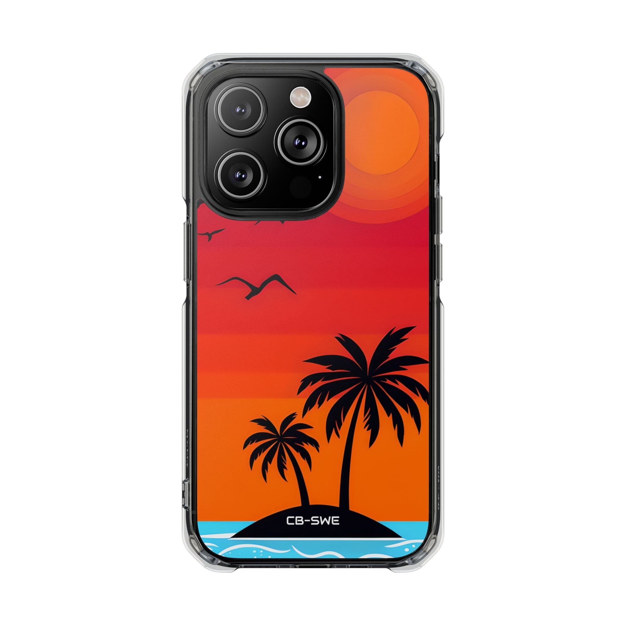 Summer Sunset Silhouettes iPhone Case - Impact