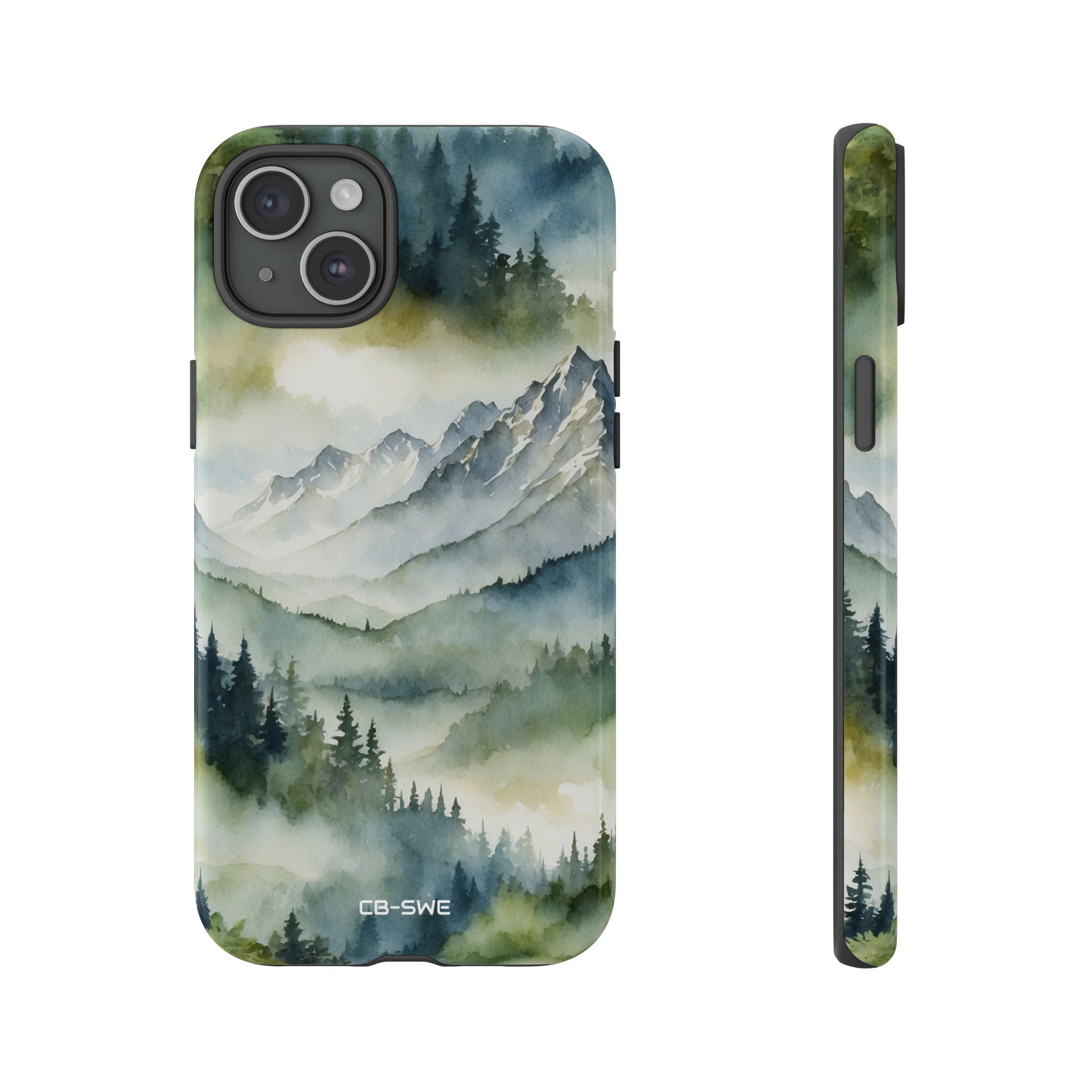 Misty Peaks Emerge - iPhone Case