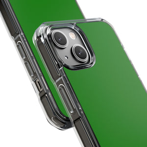 India Green | Handyhülle für iPhone (Clear Impact Case - Magnetisch) 