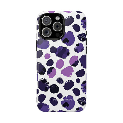 Purple Inkblots iPhone 16 - Tough Phone Case