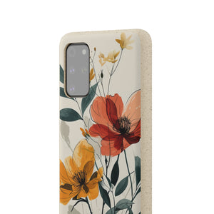 Serene Floral Harmony | Biodegradable Phone Case