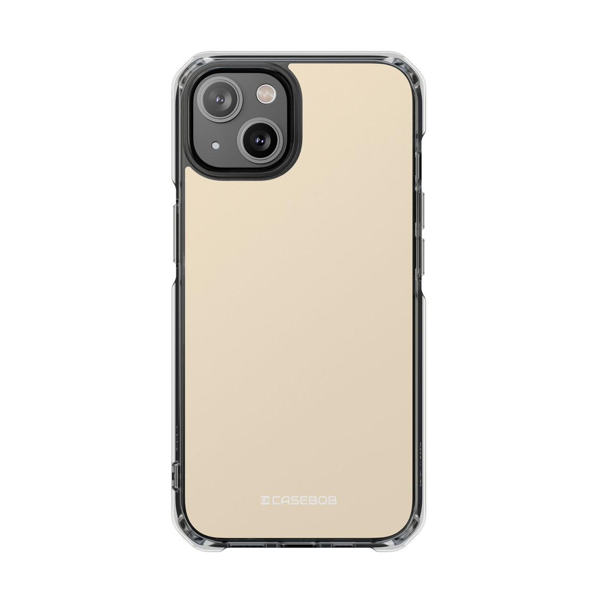 Champagner-Eleganz | Handyhülle für iPhone (Clear Impact Case – magnetisch) 