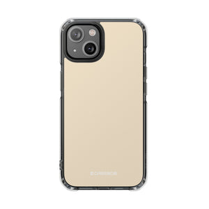 Champagner-Eleganz | Handyhülle für iPhone (Clear Impact Case – magnetisch) 