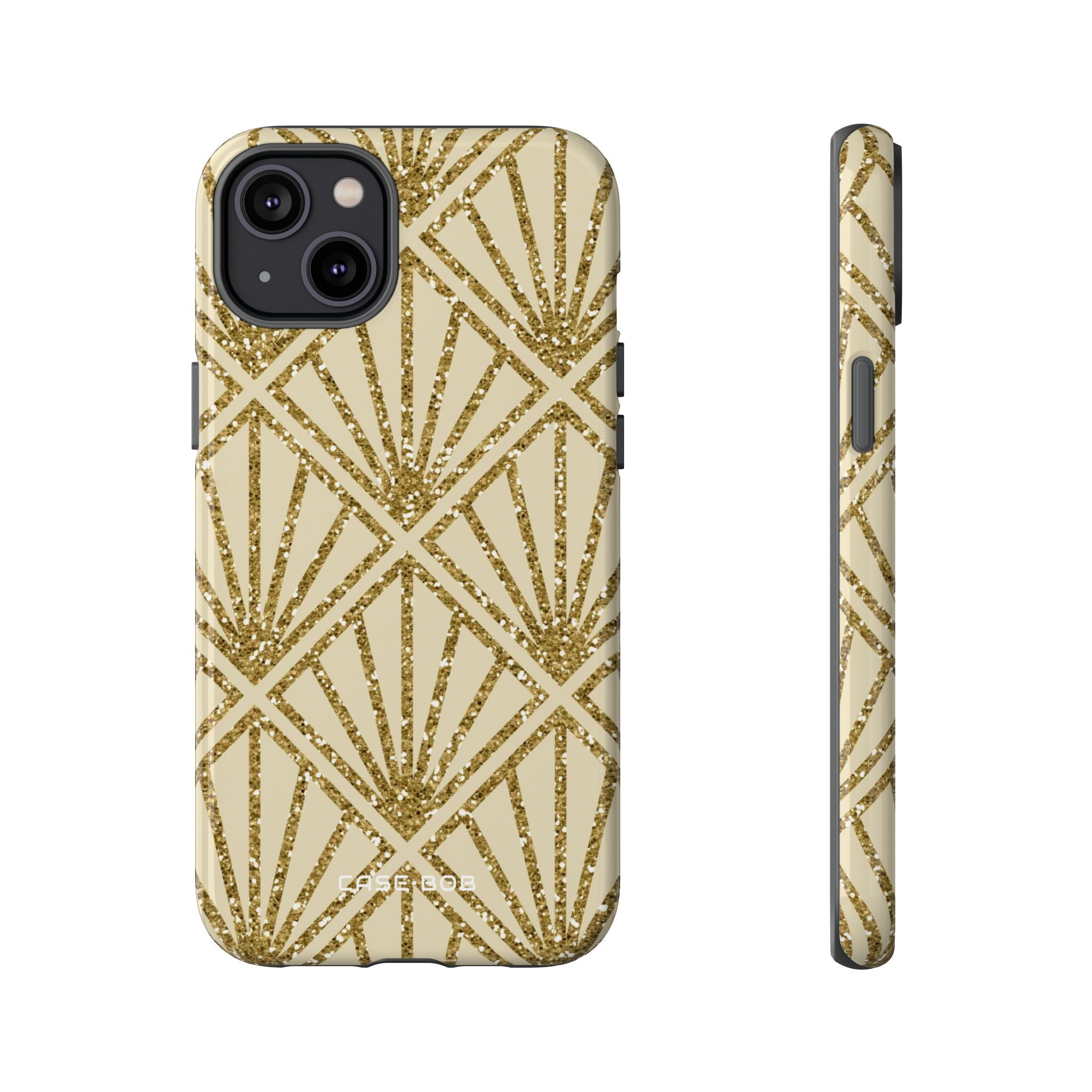 Gold Diamond Radiance iPhone 14 Plus Case - Tough
