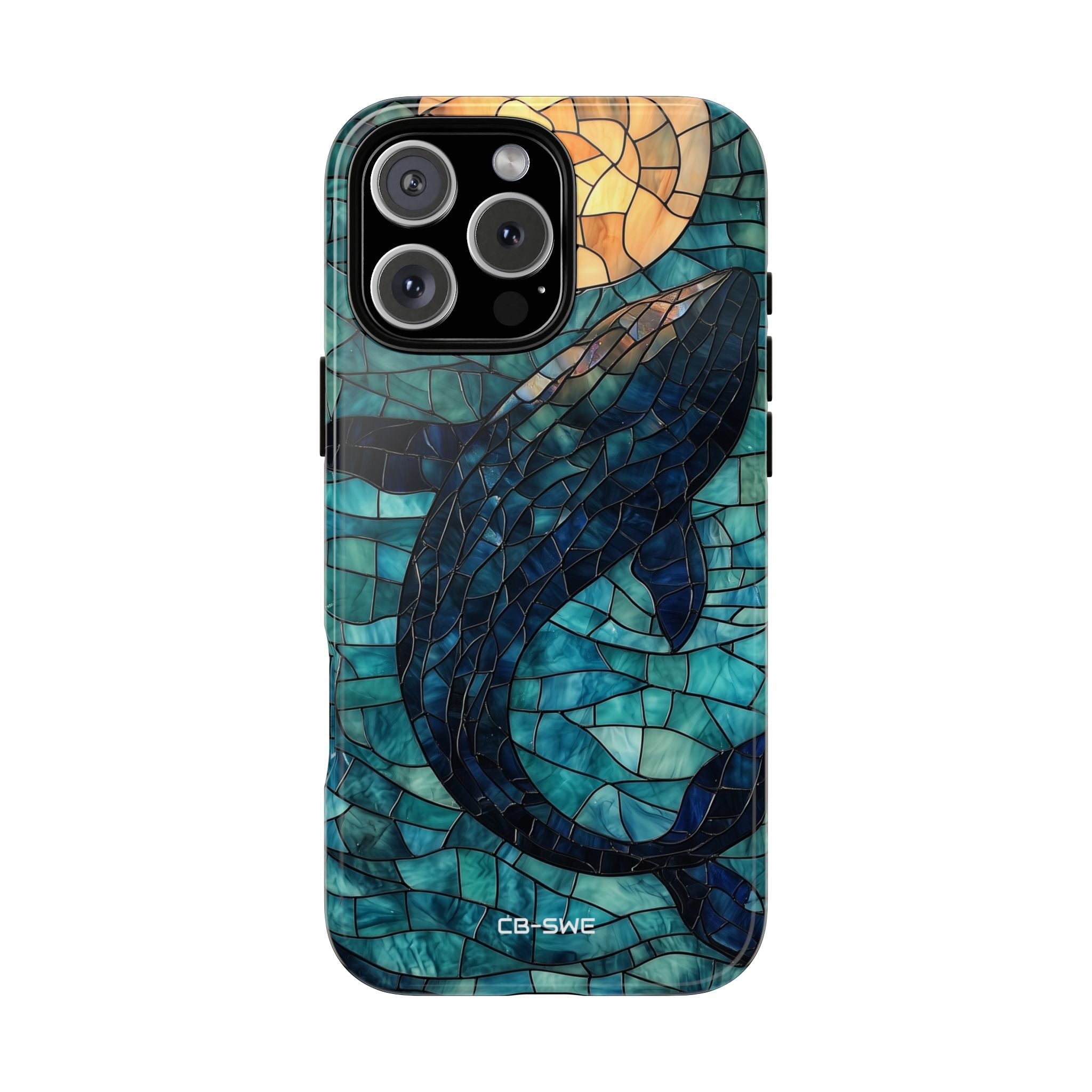 Whale Dives Upward - iPhone Case
