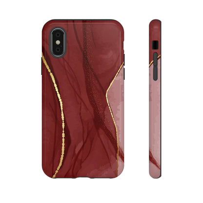 Dark Red - Protective Phone Case