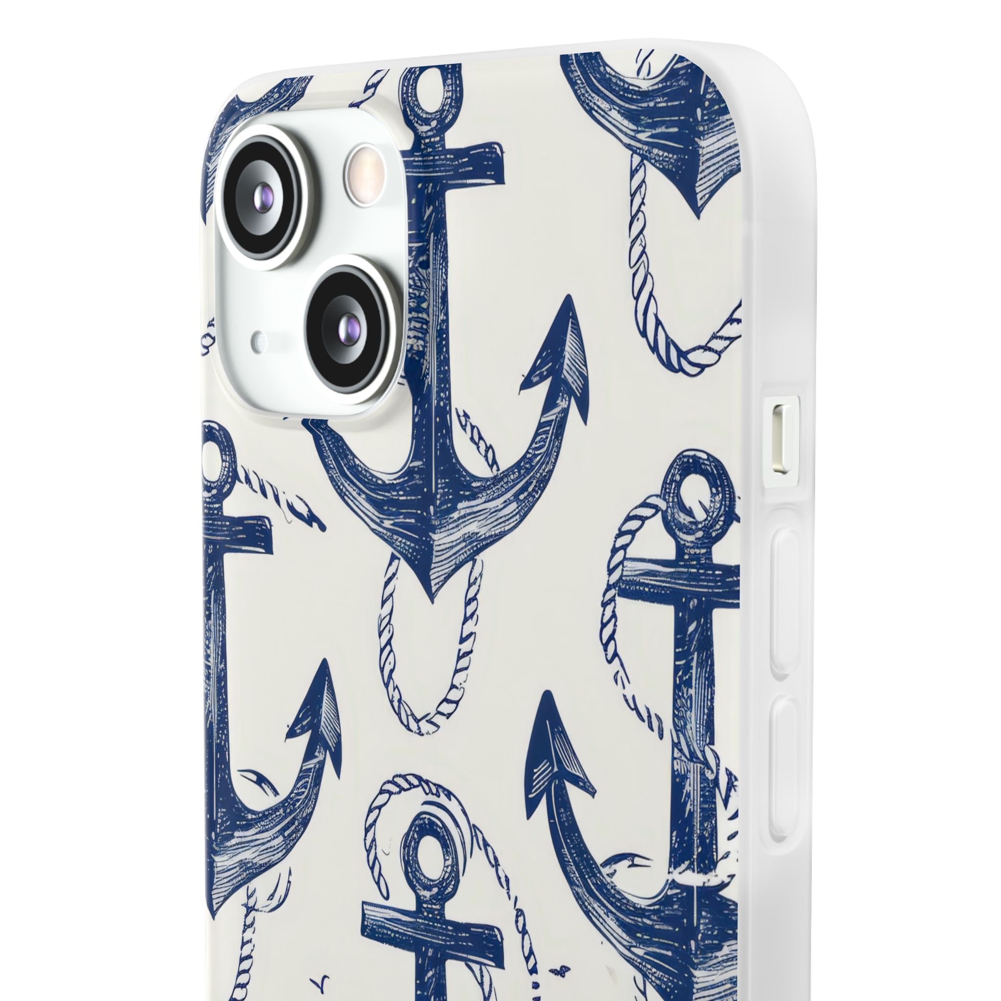 Navy Anchor Loop iPhone 13 - Soft